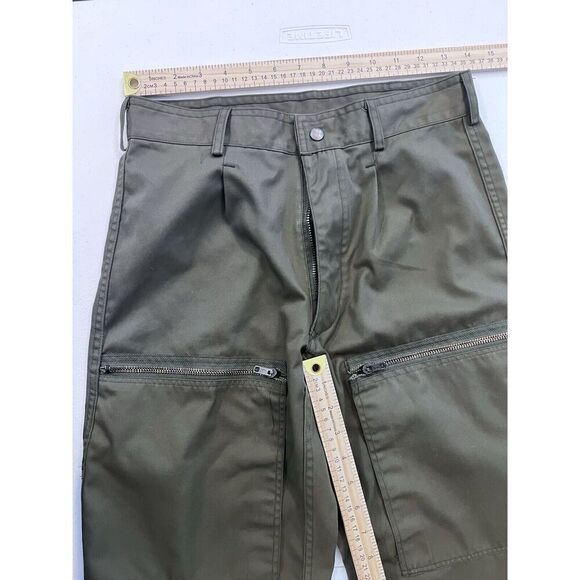 Military Cargo Pants Green Hunting Shooting Tactical  28” Waist 28” Inseam Men - Picture 13 of 14